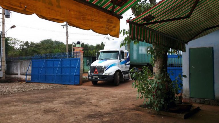 Our truck is loading for Laos Shipment