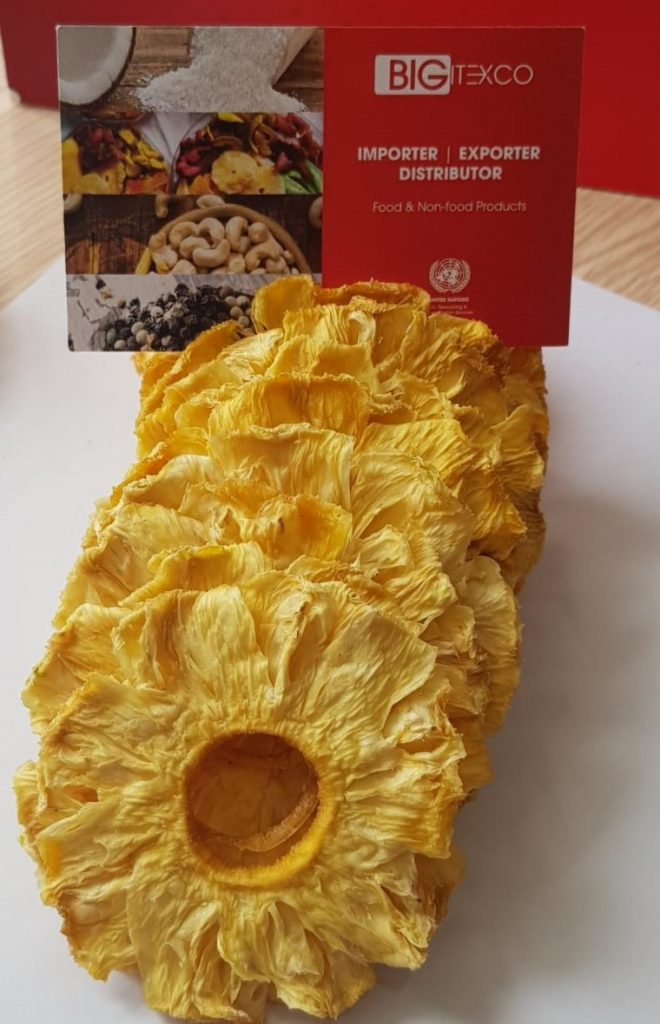 pineapple no sugar added dried bigitexco new - Bigitexco Vietnam cashew nut - Pepper - Dried Fruit company