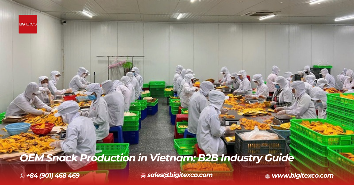OEM snack production vietnam factory