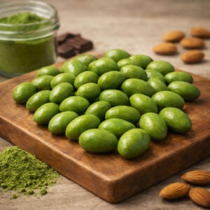Matcha Coated Roasted Almonds