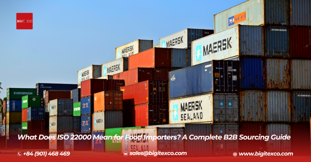 what does iso 22000 mean for food importers