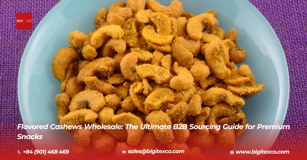 flavored cashews wholesale factory.
